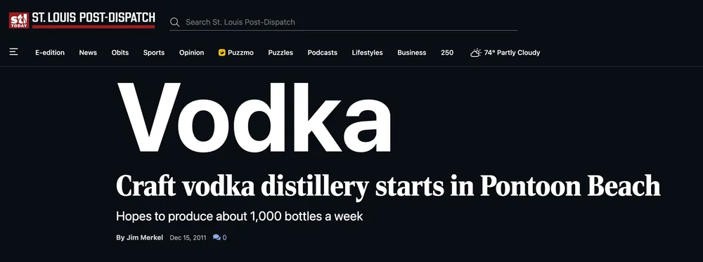 St. Louis Post-Dispatch clipping