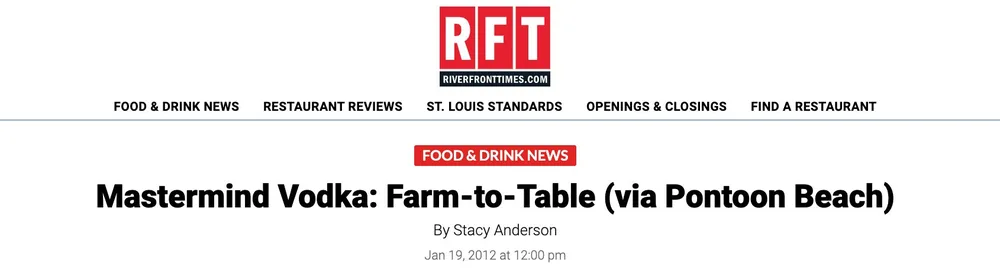 Riverfront Times clipping